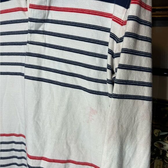 Vintage Lands End Striped Rugby - Picture 5 of 9